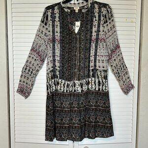 Anthropologie's Tiny Brand Bohemian Style Dress, Medium Size, Great Pattern
